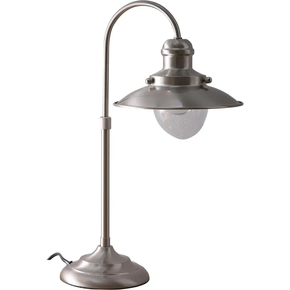 Chester Fisherman Table Lamp - Silver, Metal image