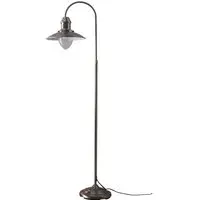 Chester Floor Lamp - Satin Nickel, Metal