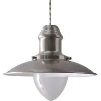 Chester Pendant Light - Satin Nickel, Metal