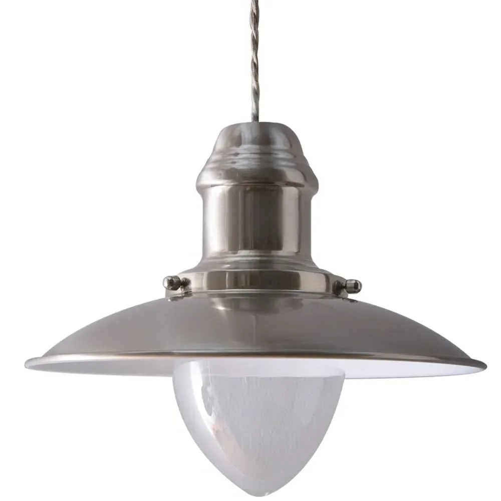 Chester Pendant Light - Satin Nickel, Metal image