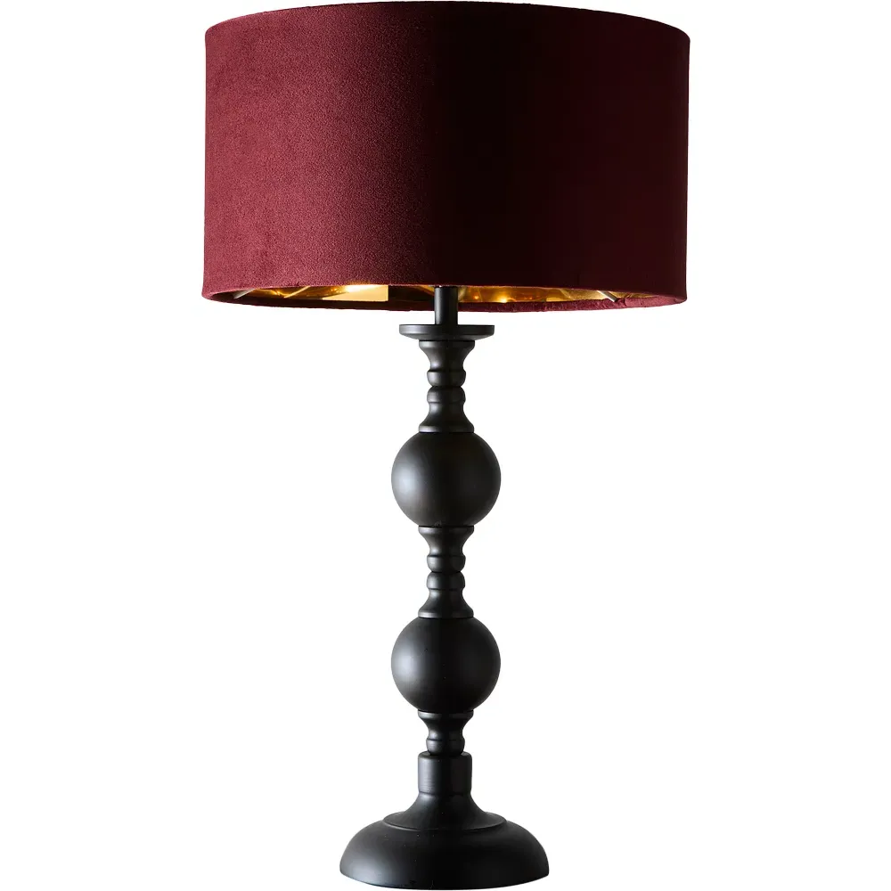 Churchgate Table Lamp - Black, Metal image