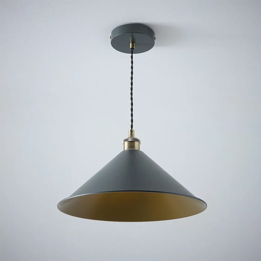 Derby Floor Lamp - Gold, Antique Brass