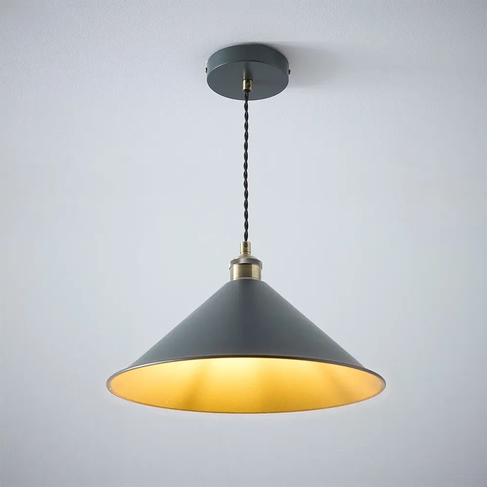 Derby Floor Lamp - Gold, Antique Brass