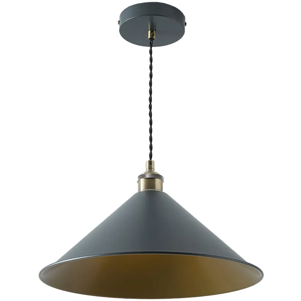 Derby Floor Lamp - Gold, Antique Brass