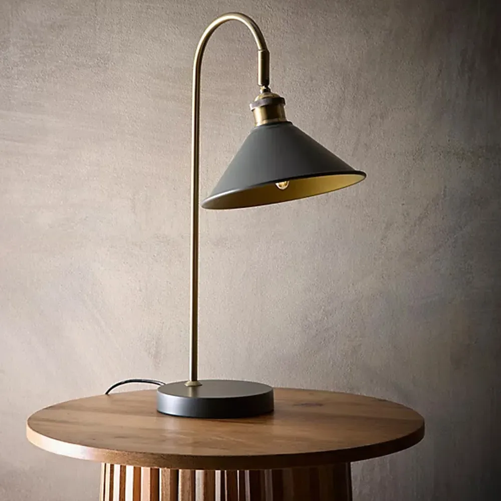 Derby Table Lamp - Antique Brass