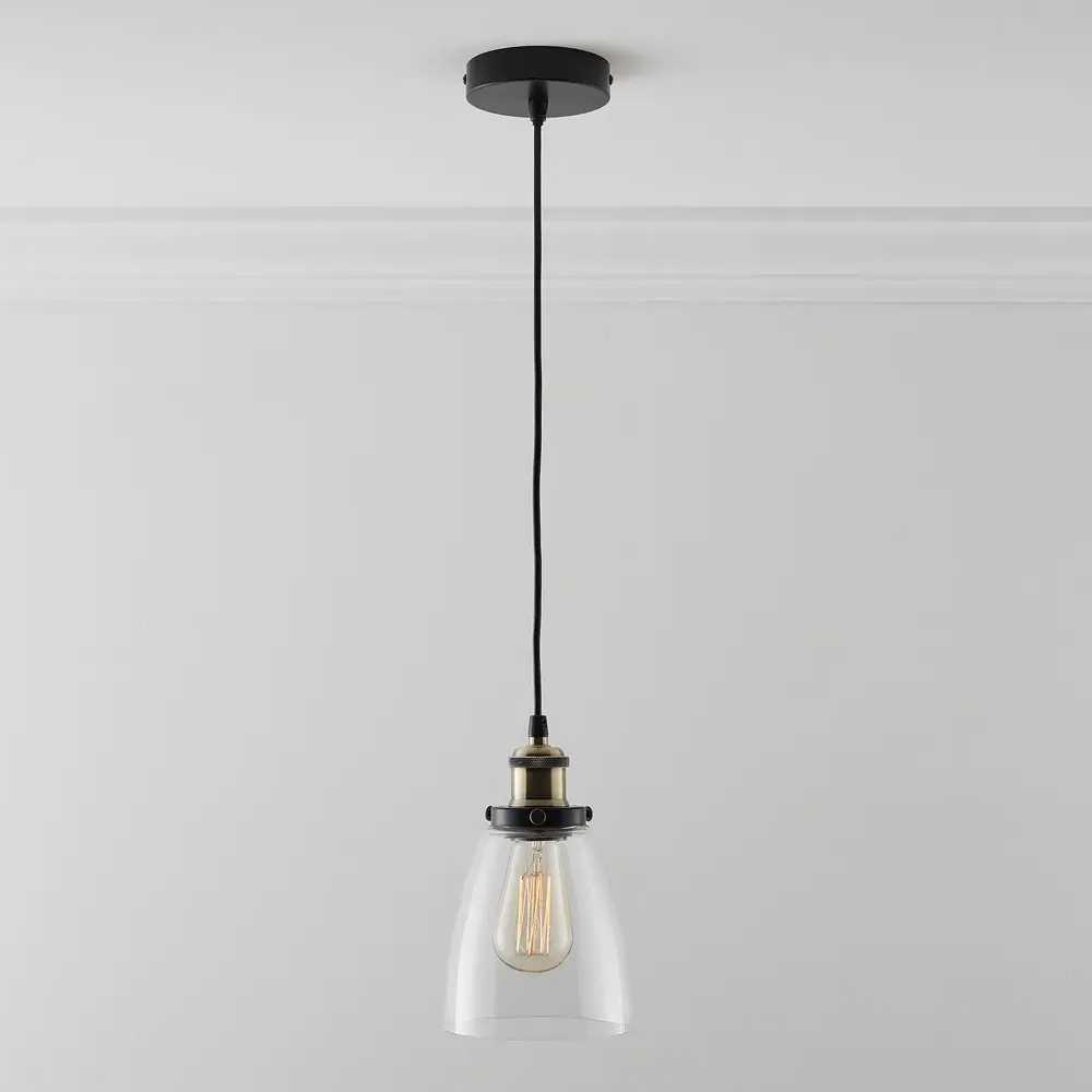 Eve Glass Pendant Light - Clear