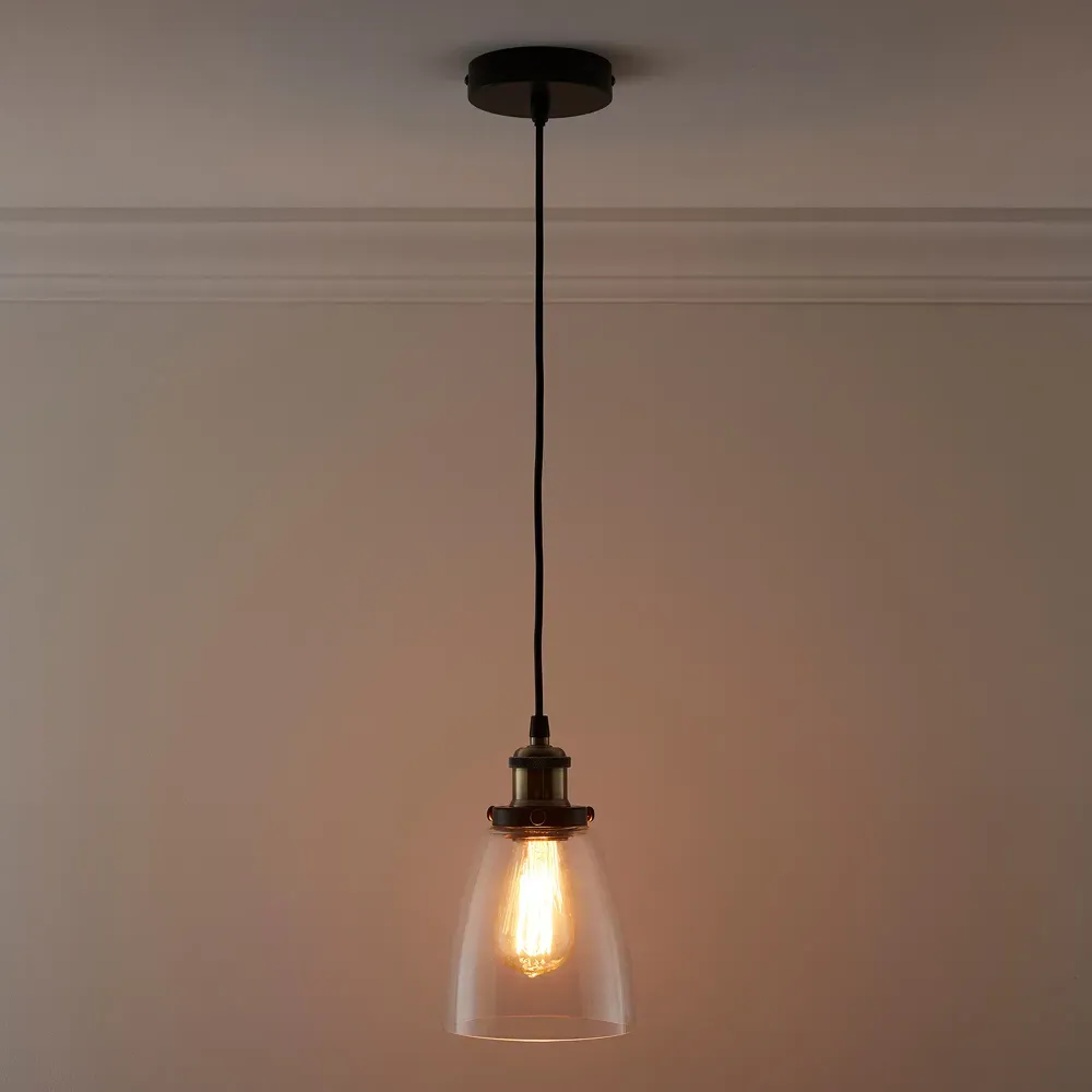 Eve Glass Pendant Light - Clear
