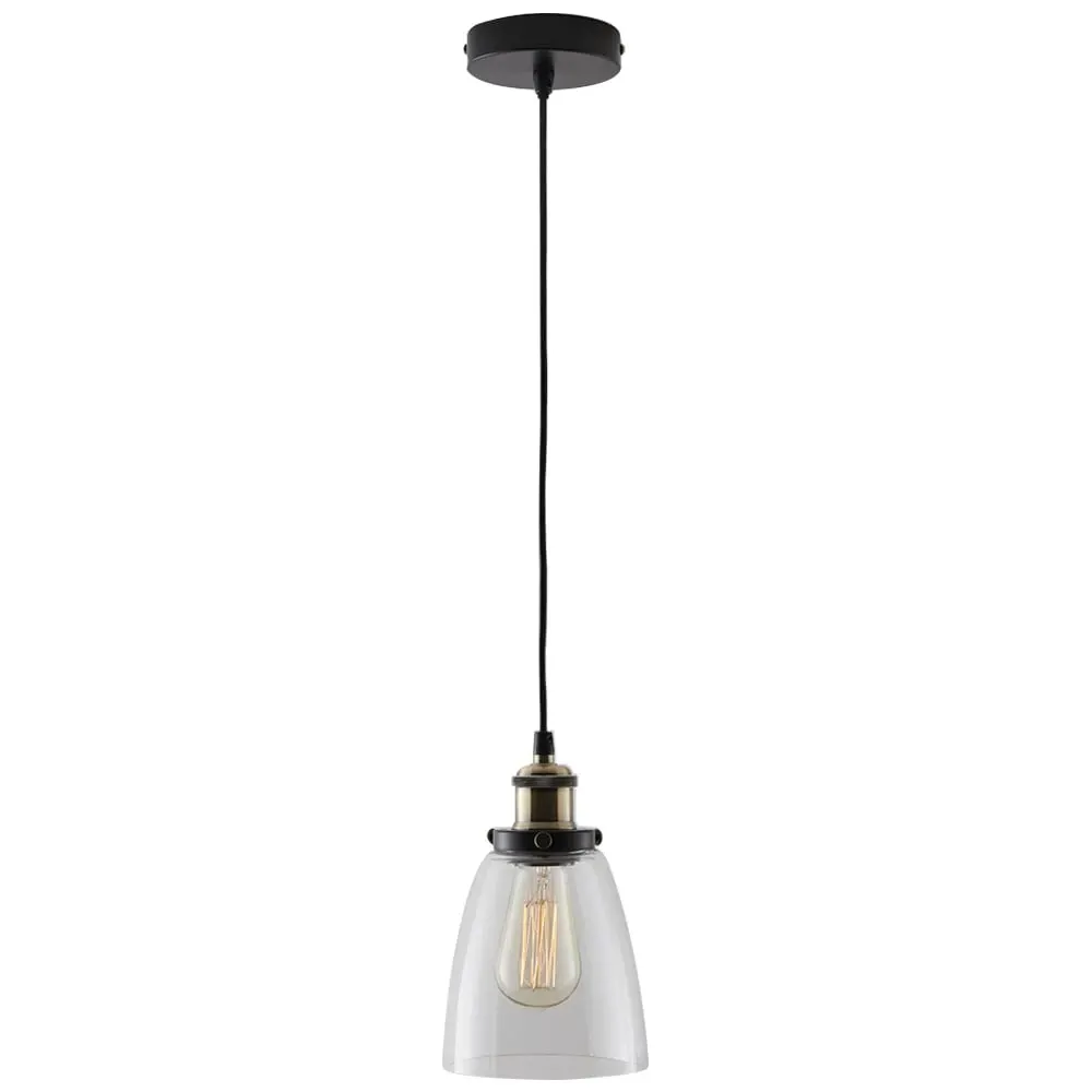 Eve Glass Pendant Light - Clear