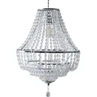 Freya 3 Tier Chandelier Pendant Light - Chrome