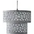 Hazel 2 Tier Acrylic Beads Pendant Light - Chrome