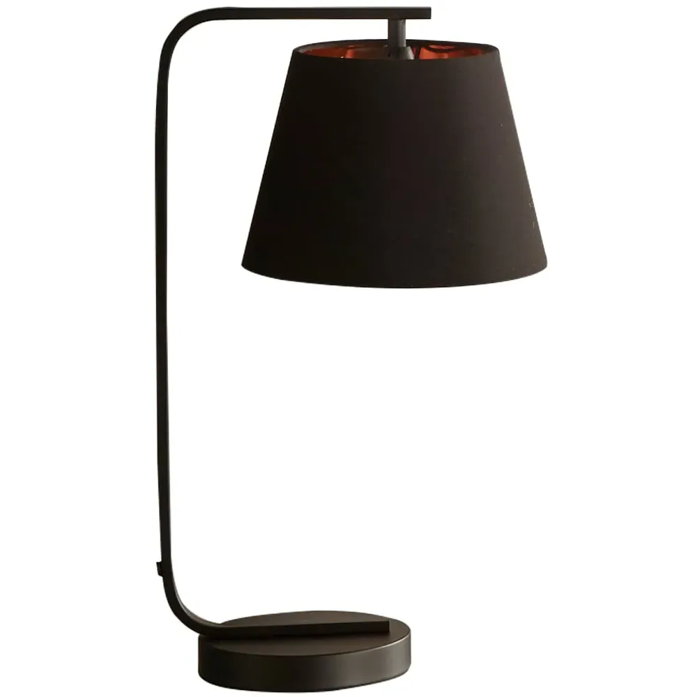 Hendrix Table Lamp - Black, Metal image