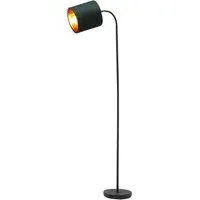 Hove Floor Lamp with Adjustable Head - Green, Velvet