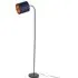 Hove Floor Lamp with Adjustable Head - Navy, Velvet