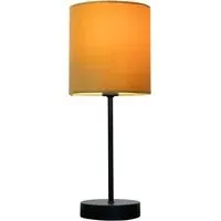 Hove Table Lamp - Black, Velvet
