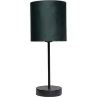 Hove Table Lamp - Black, Velvet