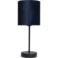 Hove Table Lamp - Navy, Velvet