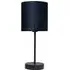 Hove Table Lamp - Navy, Velvet
