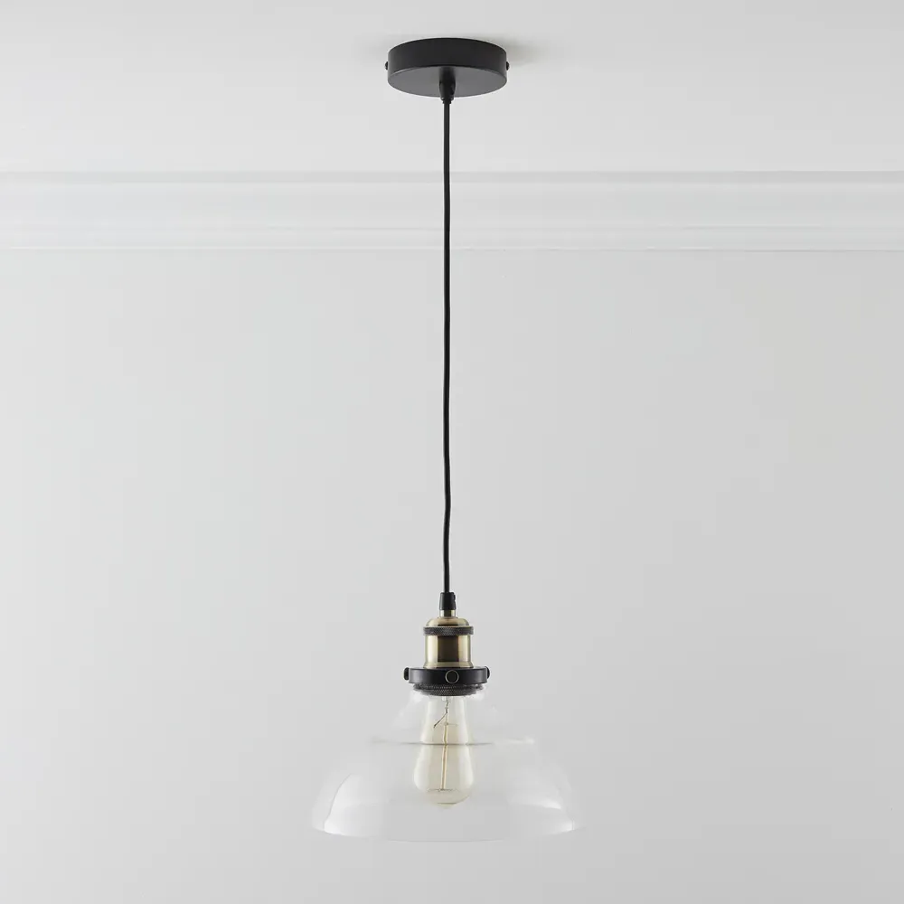 Jack Glass Pendant Light - Clear