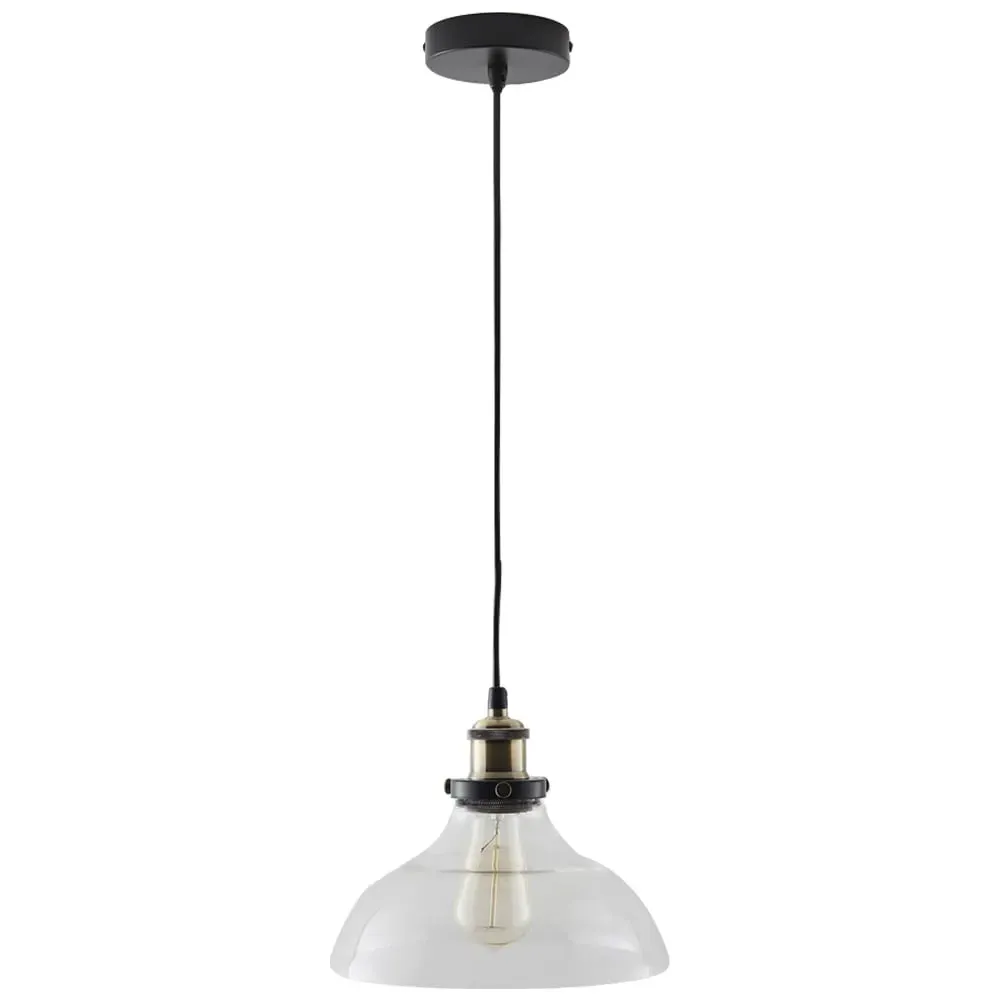 Jack Glass Pendant Light - Clear