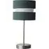 Layered Fabric Shade Table Lamp - Forest Green