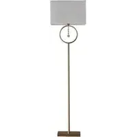 Lizzy Floor Lamp with Crystal Detail - Gold, Metal