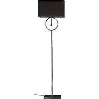 Lizzy Floor Lamp with Crystal Detail - Silver, Chrome