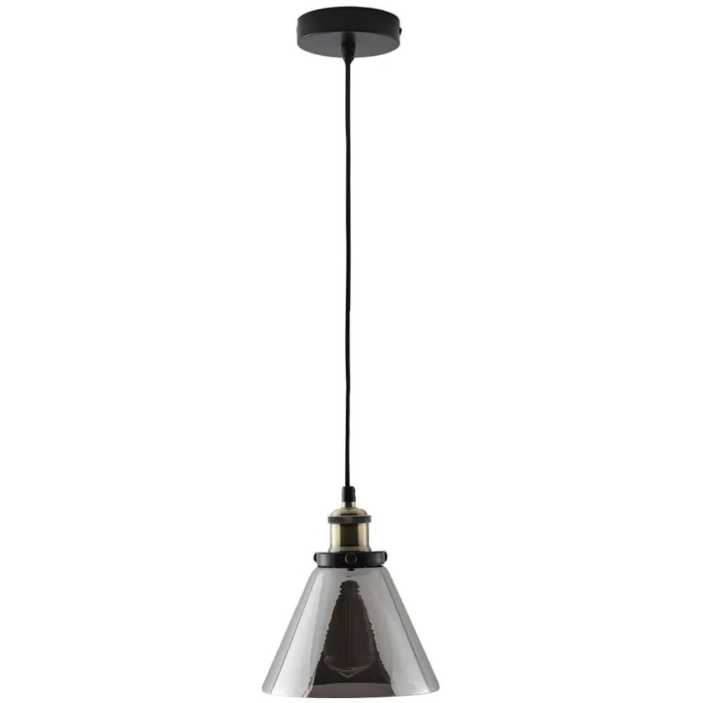 Lucy Glass Pendant Light - Grey image