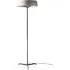 Luna Drum Shade LED Floor Lamp - Black, Metal