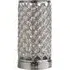 Mikey Beaded Touch Table Lamp - Silver, Chrome