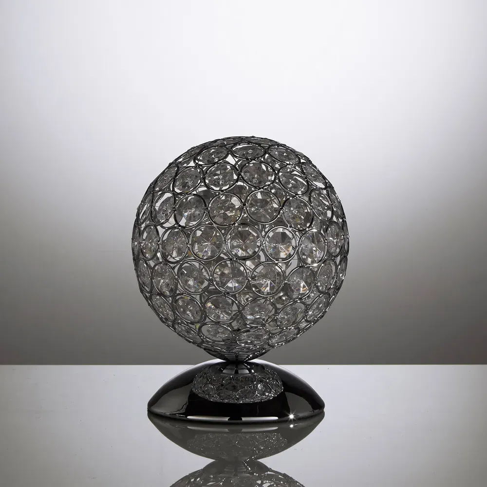 Perivale Touch Table Lamp with LED - Chrome, Acrylic