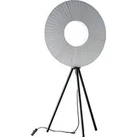 Riley Tripod Table Lamp with LED - White, Metal