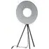 Riley Tripod Table Lamp with LED - White, Metal
