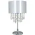 Sheldon Beaded Shade Table Lamp - Silver, Metal