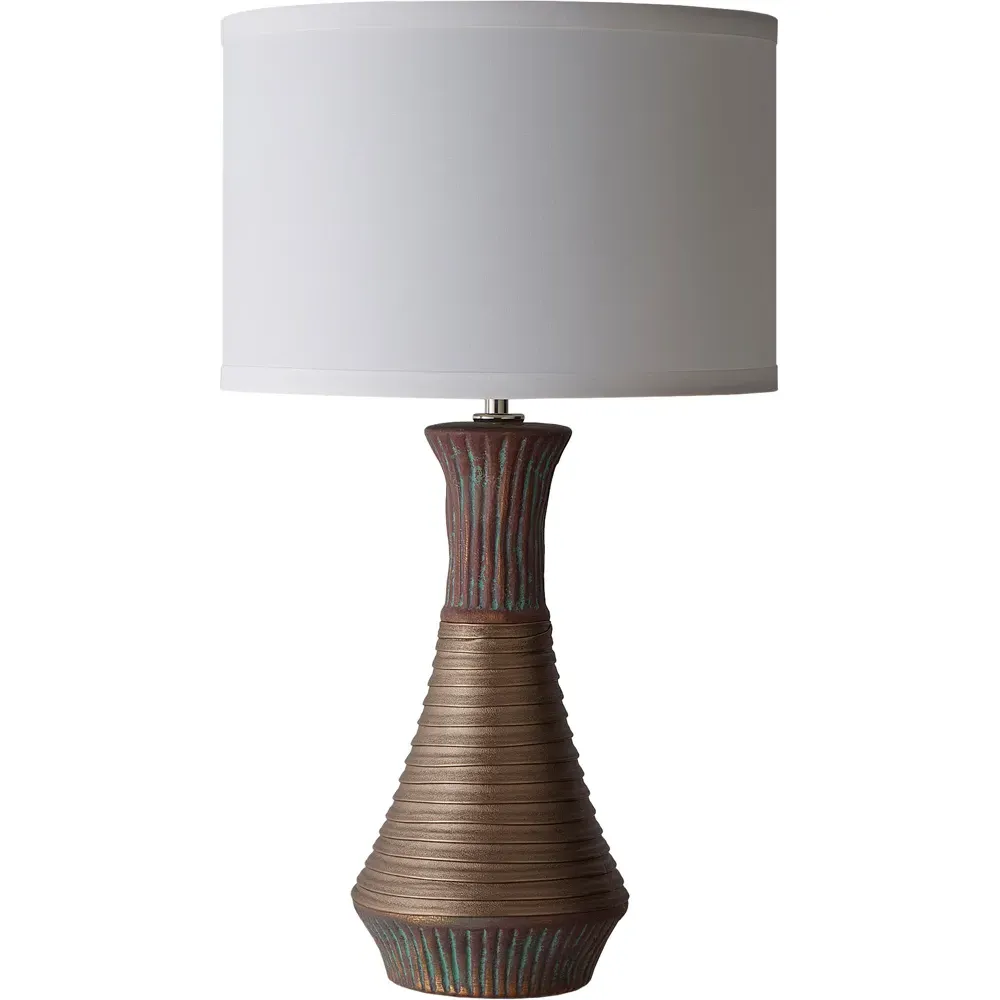 Tanga Cylinder Table Lamp - Gold, Ceramic image