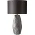 Tanga Cylinder Table Lamp - Silver, Ceramic