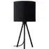 Tripod Table Lamp - Black, Cotton