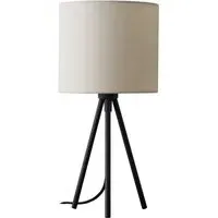 Tripod Table Lamp - Cream, Cotton