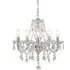 Tuscany 5 Light Ceiling Chandelier with Droplets - Clear, Acrylic