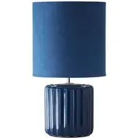 Zoe Table Lamp - Blue, Ceramic
