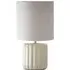 Zoe Table Lamp - Cream, Ceramic