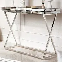CARME Console Table - Grey, Silver