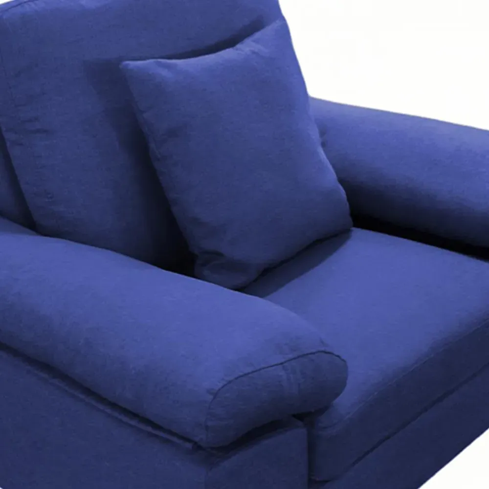 Fabric Armchair - Blue