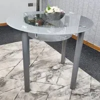 Kosy Koala Round Dining Table - Black, Glass