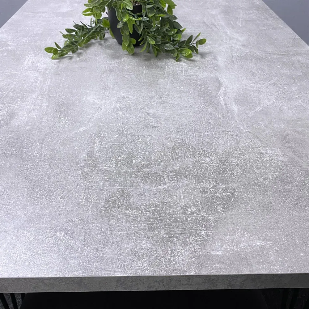 Rectangular Dining Table - Light Stone Grey