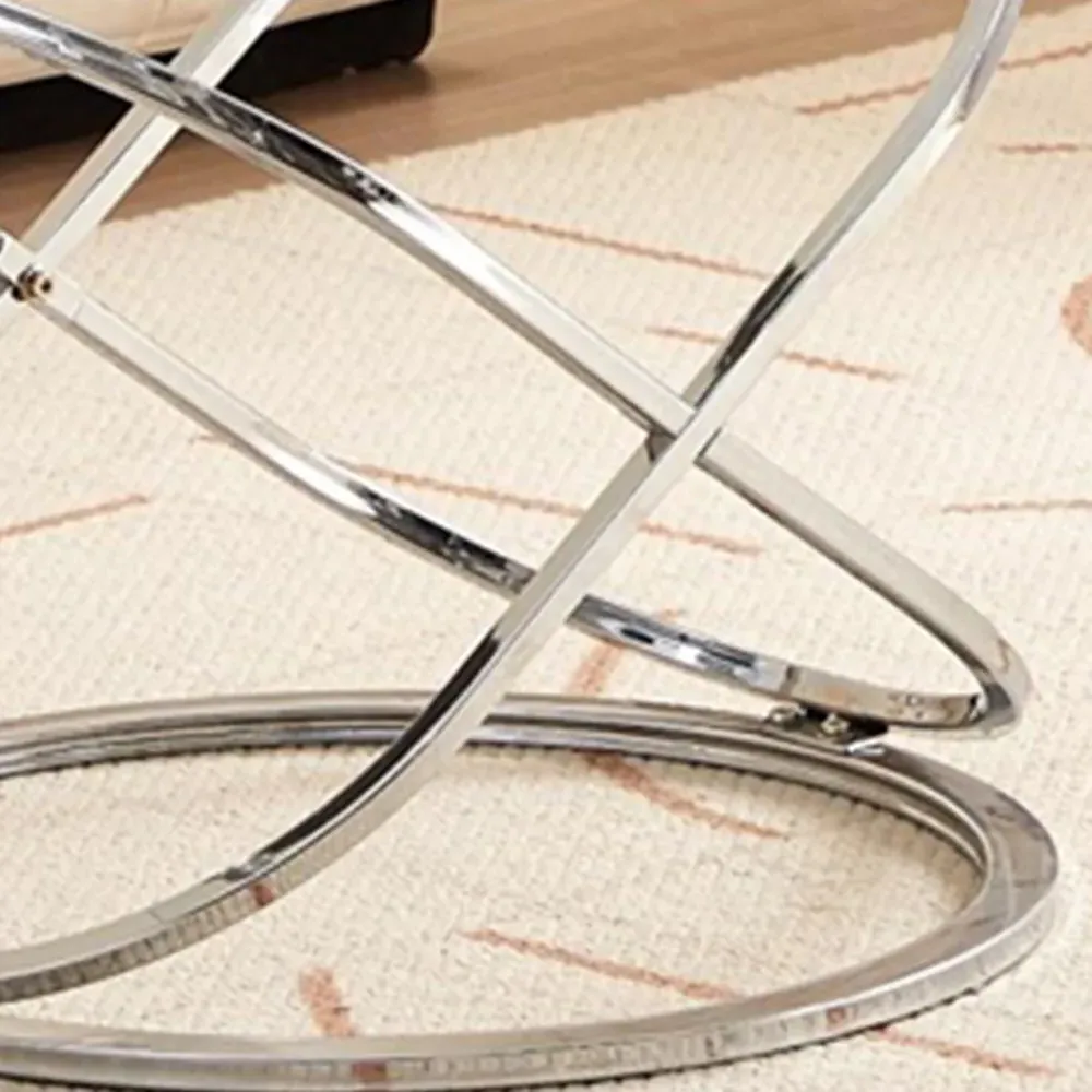 Round Coffee Table - Chrome