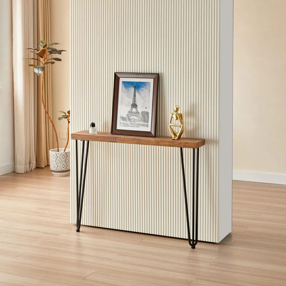Veneer Top Side Console Table - Multi