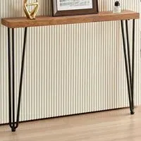 Veneer Top Side Console Table - Multi