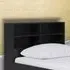 4 Shelf Bookcase Headboard - Black