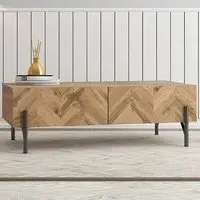 LV37 2 Door Coffee Table - Walton Oak