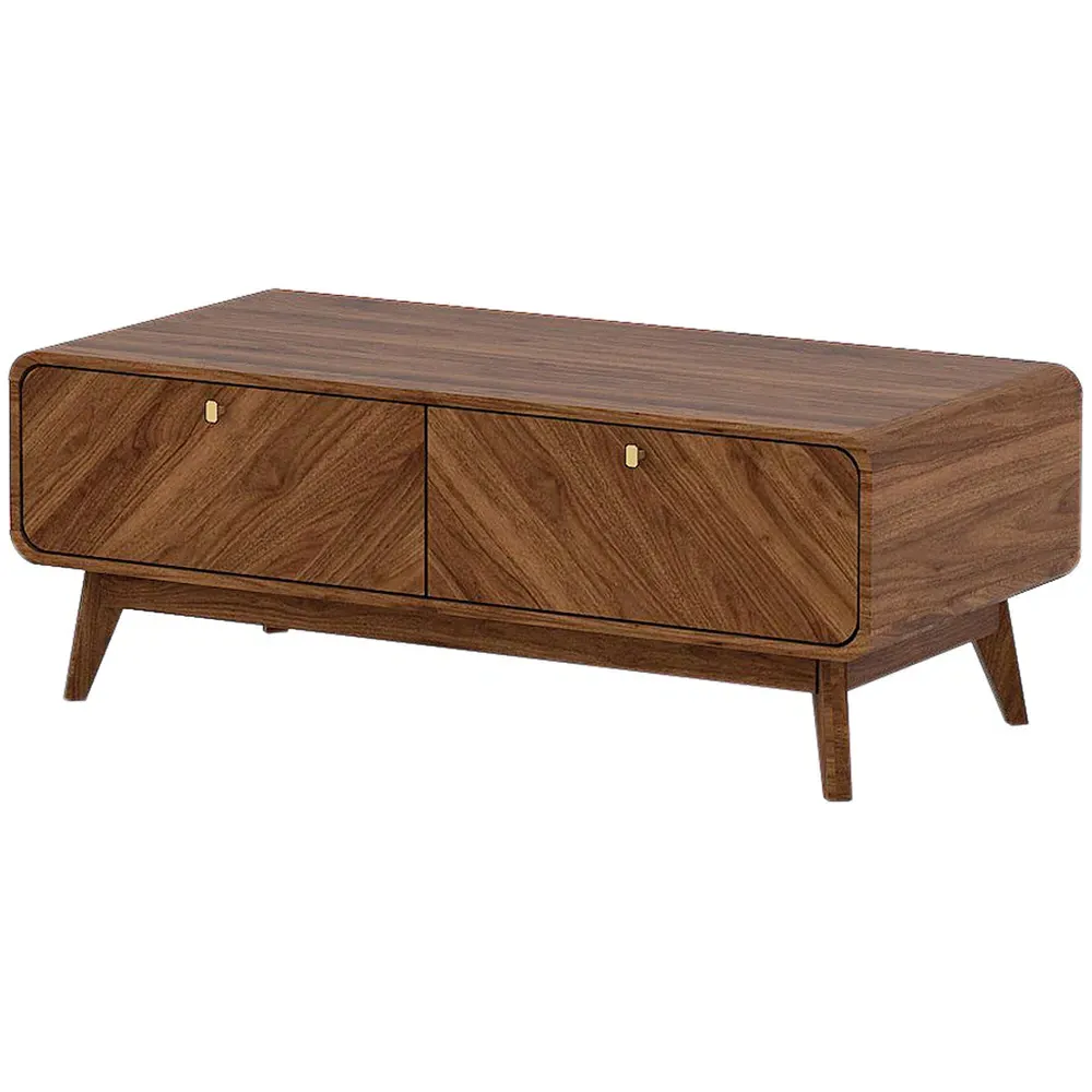 LV44 2 Door Coffee Table - Columbian Walnut
